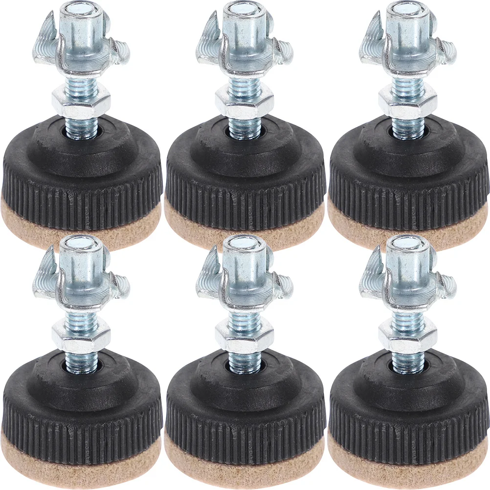 

6 Pcs Leveling Home Furniture Levelers Feet Adjustable Heavy Duty Table Chair Legs 30mm Plastic Non Slip Screw In Leveler
