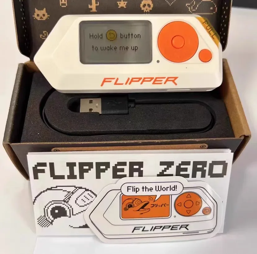 The original Flipper Zero electronic pet dolphin is an open source multi-function remote control gadget programmed for geeks