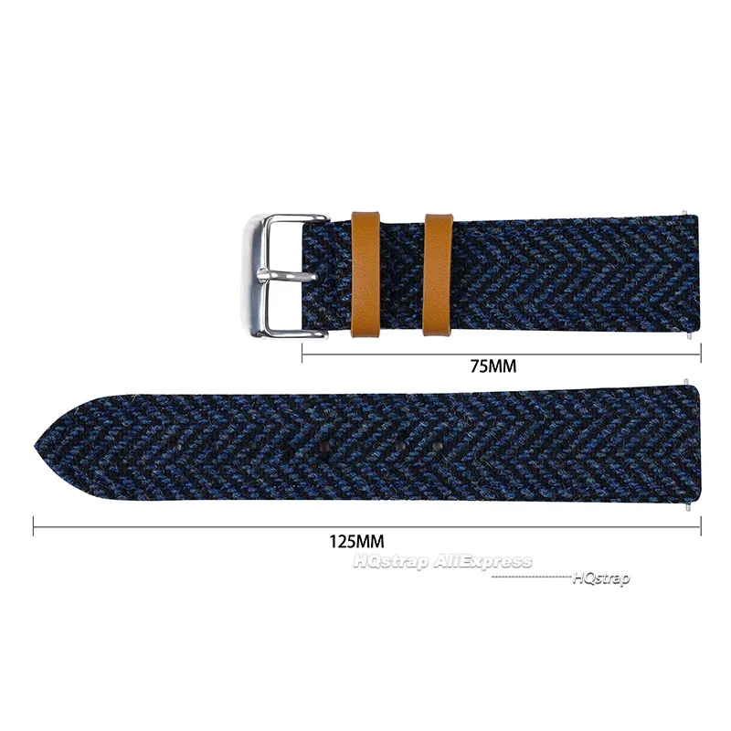 Retro Nylon Lederen Polsband Voor Seiko Horlogeband Voor Rolex Universele Armband Riem Mannen Vrouwen Snelle Release Band Accessoires