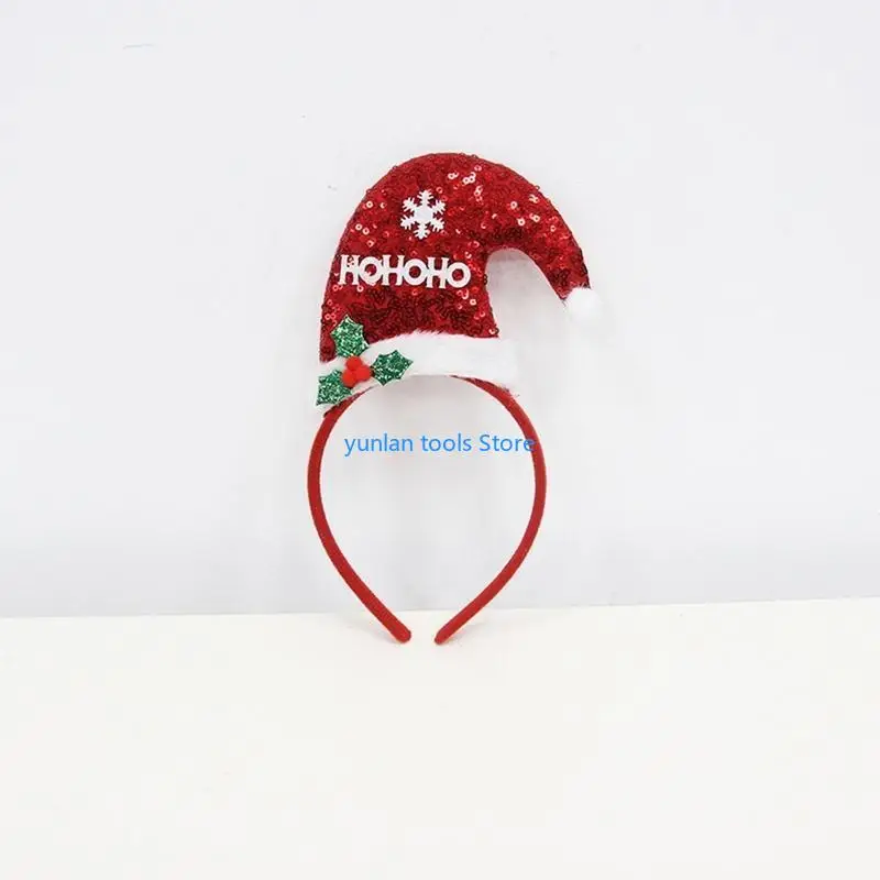 Set fascia per testa Natale da 50 libbre 6 adulti vestiti per i capelli accessori per capelli per le forniture da