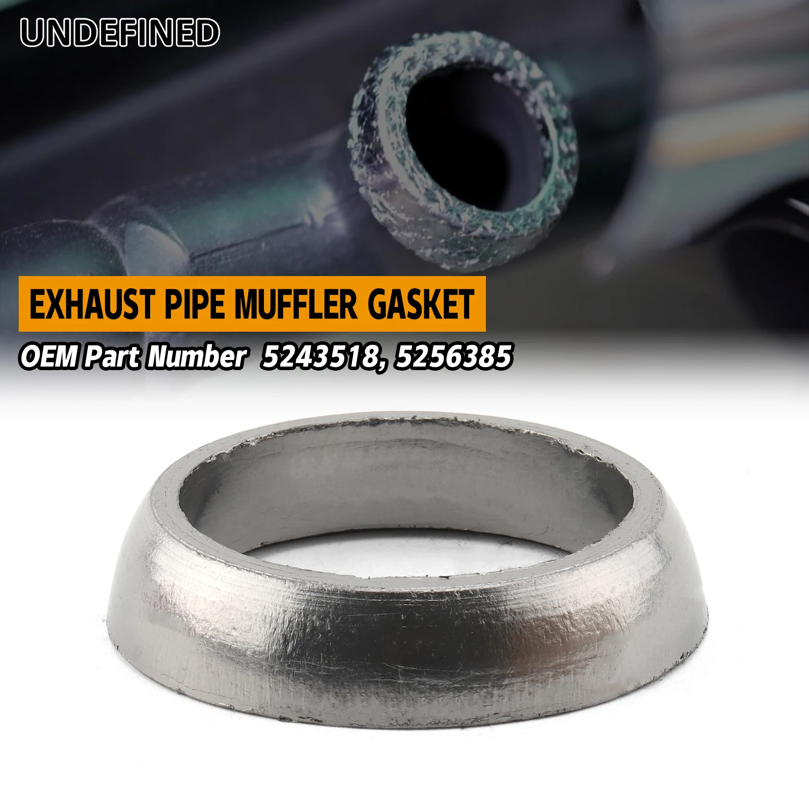 Exhaust Pipe Muffler Gasket Donut Socket Seal For Polaris Hawkeye 2x4 4x4 Ranger 500 570 800 570-4 570-6 Crew Sportsman 300 400