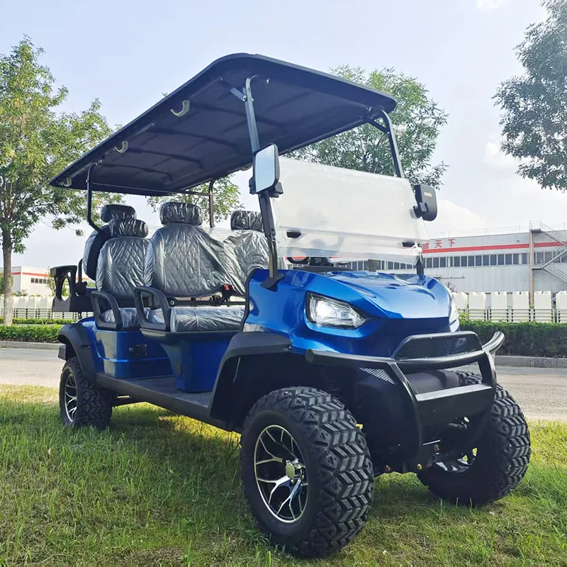 Factory High Electric off-Road Golf Cart Competitively Priced 4-6 Seater Street-legal and Suitable for Hunting Clubs and Multi