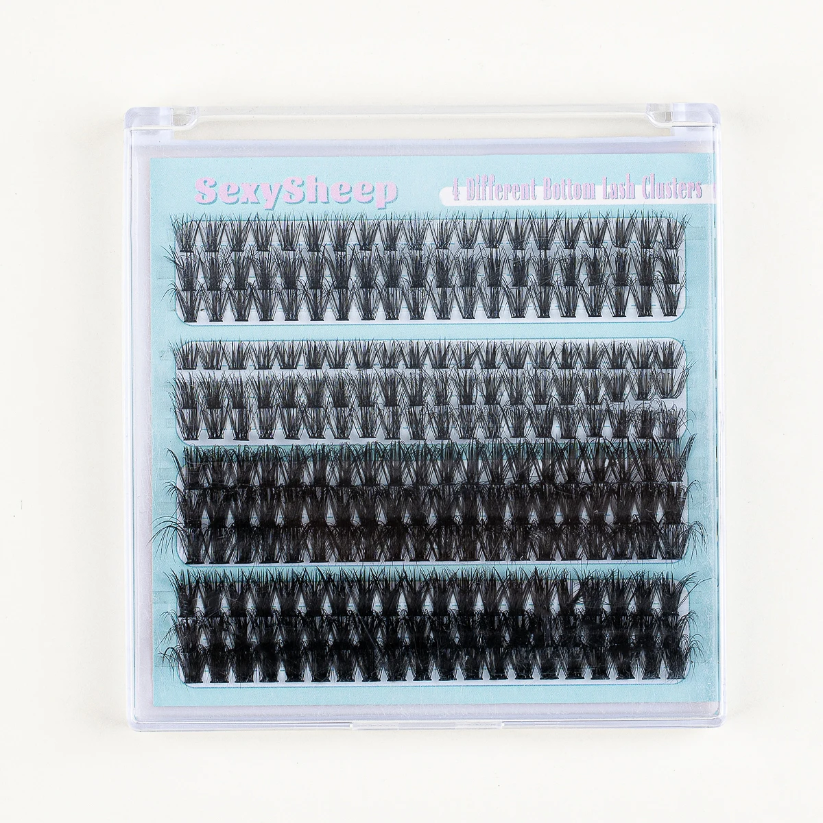 Eyelash gift box DIY Lash Clusters Set Individual Lashes Extension lash glue*1 remover*1 tweezers*1 eyelashes*6 brush*4 festival