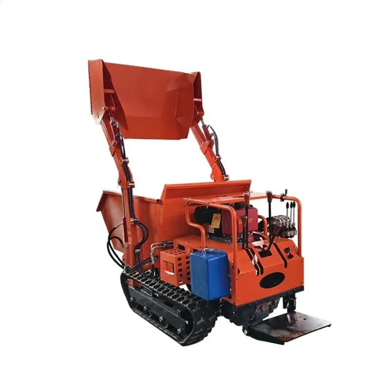Small crawler loaders, crawler dump trucks, compact mini dump trucks