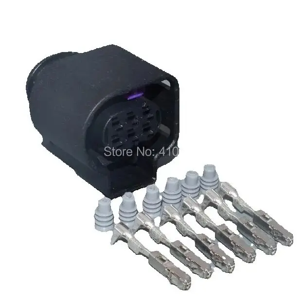 worldgolden 6 Pin Auto connector 4.9 Wide Band Oxygen Sensor Connector 1928404669 Throttle Plug For VW AUDI 4H0973713