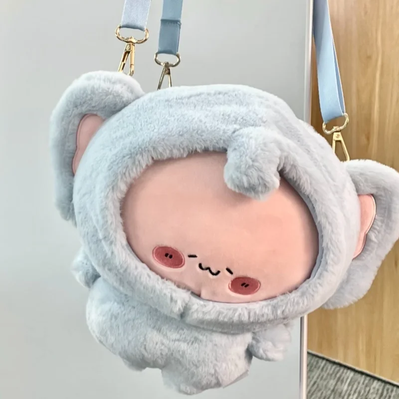 Asami Miku Cute Cartoon Doll New Plush Shoulder Bag, Basic Elephant Model, Soft Plush Shoulder Bag Ideal for Everyday Use, Perfe