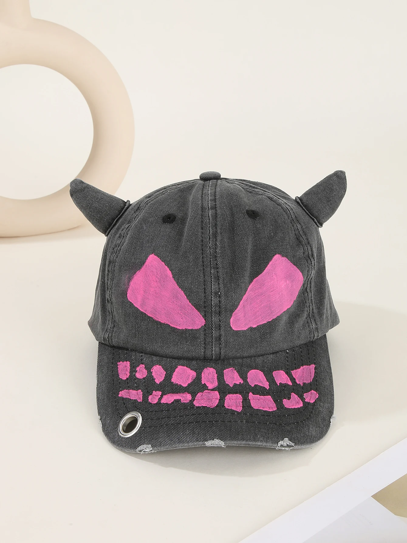 

1 all-in-one trend personality stylish simple baseball cap with ears suitable for going out and wearing hats everyday