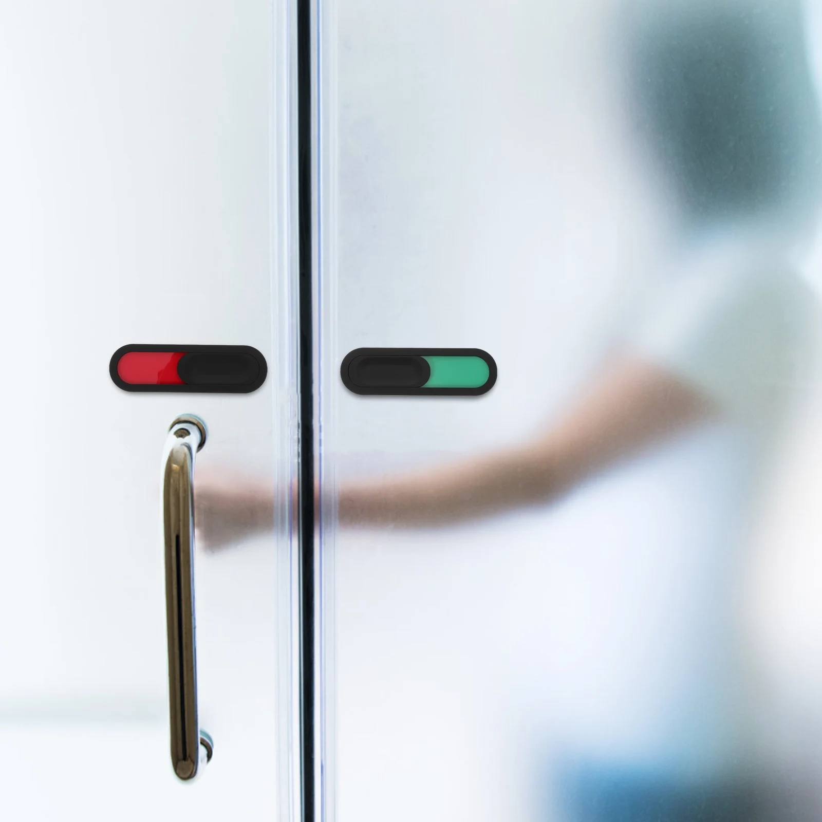 2Pcs Conference Room Slider Sign - Magnetic Office Door Indicator with Busy Available Status for Meeting Room Privacy and