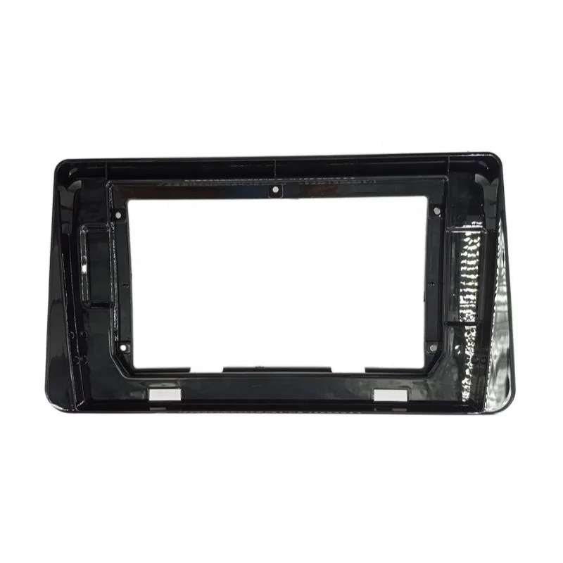 10.1 Polegada instalação de rádio do carro duplo din dvd gps mp5 plástico fáscia painel quadro para 2017 + nissan micra/kicks