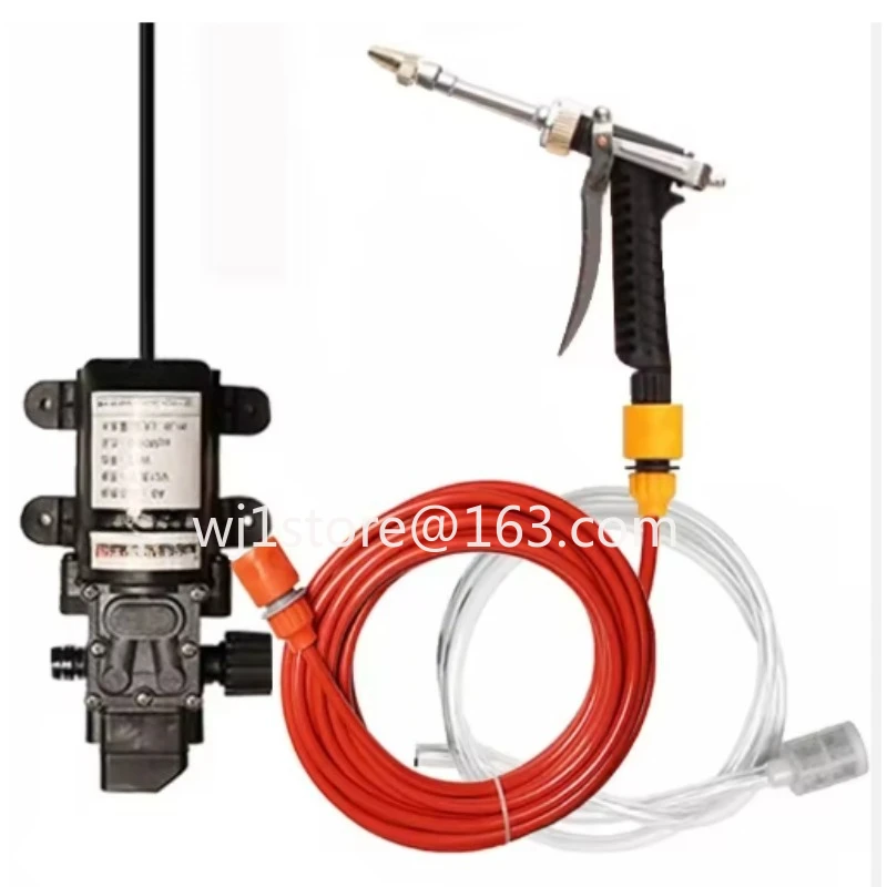 best-sellerPortable Car Wash Pump 12v High Pressure Car Washer Kit Mini Electric with Overcurrent Protection