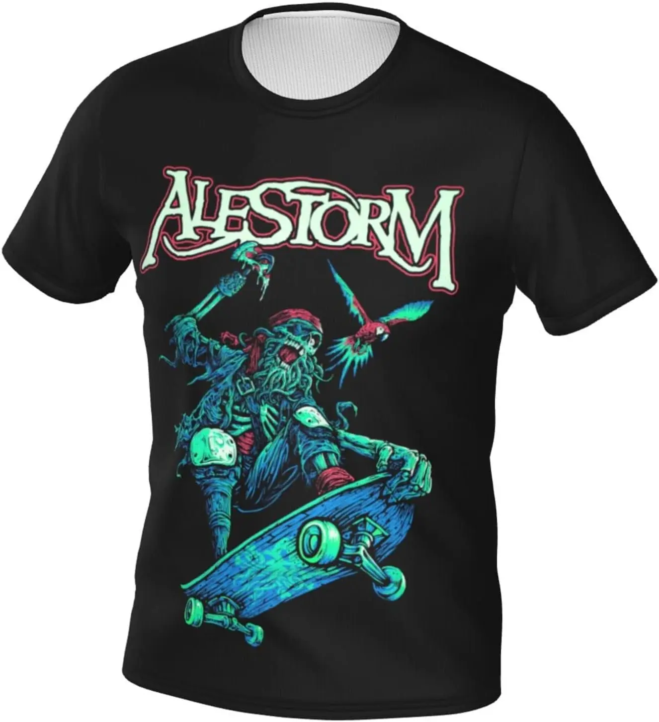 Alestorm T Shirt Man Sports Polyester Shirts for Mens Workout Under Shirt