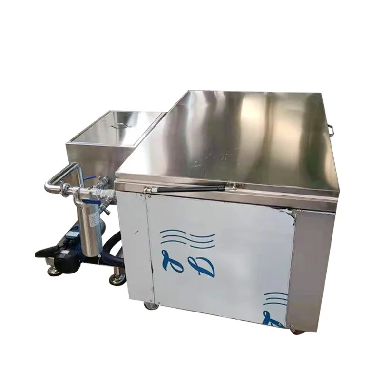 Industrial single-slot ultrasonic cleaning machine degreasing and rust removal, circulating filtration ultrasonic cleaning