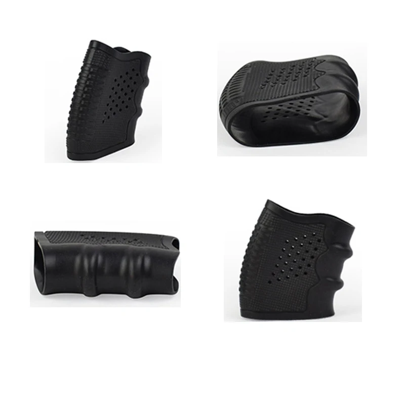 Tactical Holster Grip Rubber Glock19 Soft Sleeve Anti-slip Gun Pistol Glove Non-slip Protect Cover Airsoft Hunting Accessories