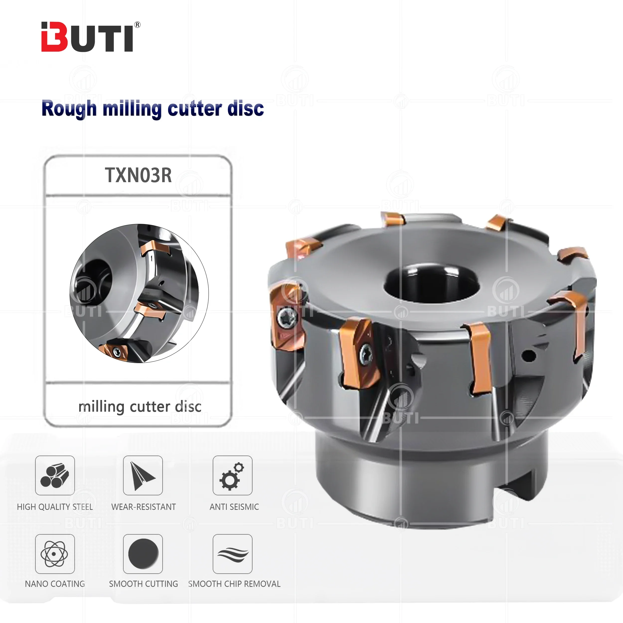 مخرطة CNC TXN03R035 سبائك الوجه آلات تقطيع صينية أدوات القطع LNMU0303ZER-MJ/W مخرطة القاطع سبائك الصلب أدوات الطحن شفرات #1