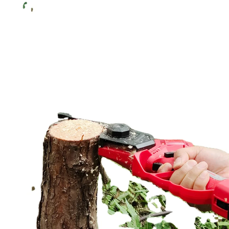 High quality mini electric 25v cordless lithium battery chain saw chainsaw for wood