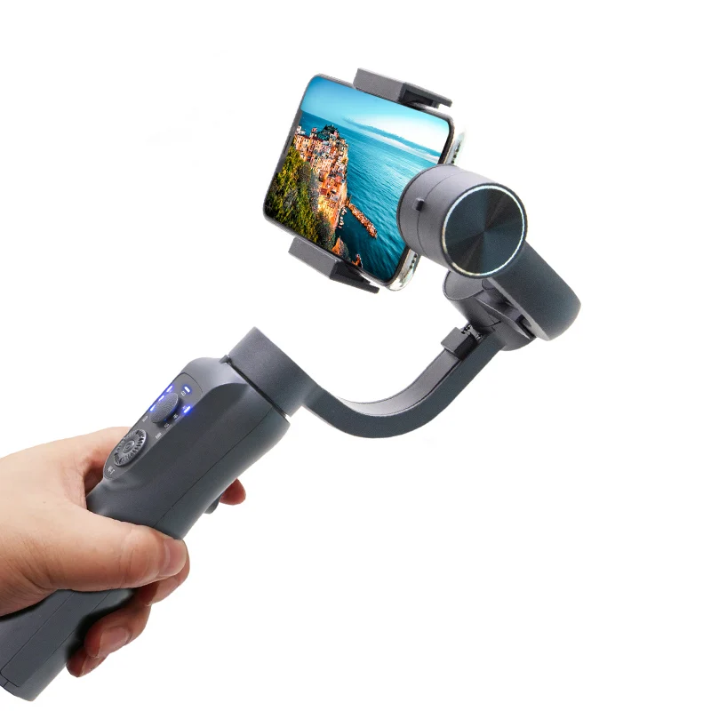 

Hot Sale S5B Gimbal Stabilizer 3 Axis Handheld Camera Stabilizer Selfie Stick Tripod Smartphone Gimbal Stabilizer for Live Vlog