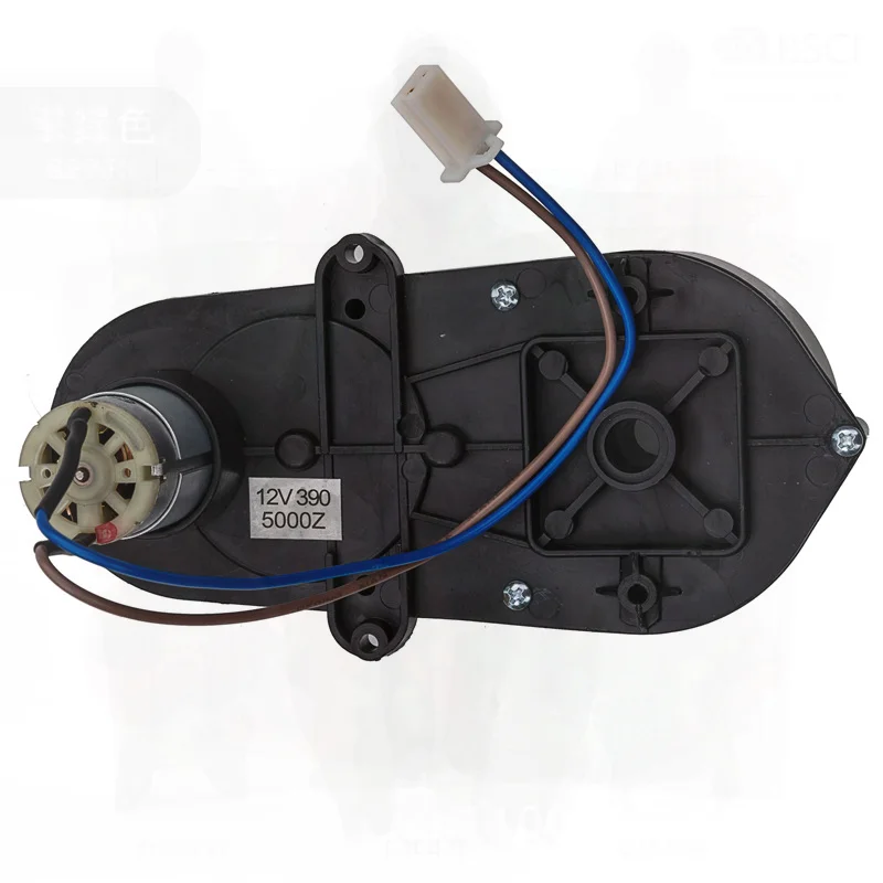 Motor de direção de carro elétrico infantil, 12v 24v, caixa de velocidades rs390, 5000rpm, motor de direção com controle remoto para carro de brinquedo de bebê