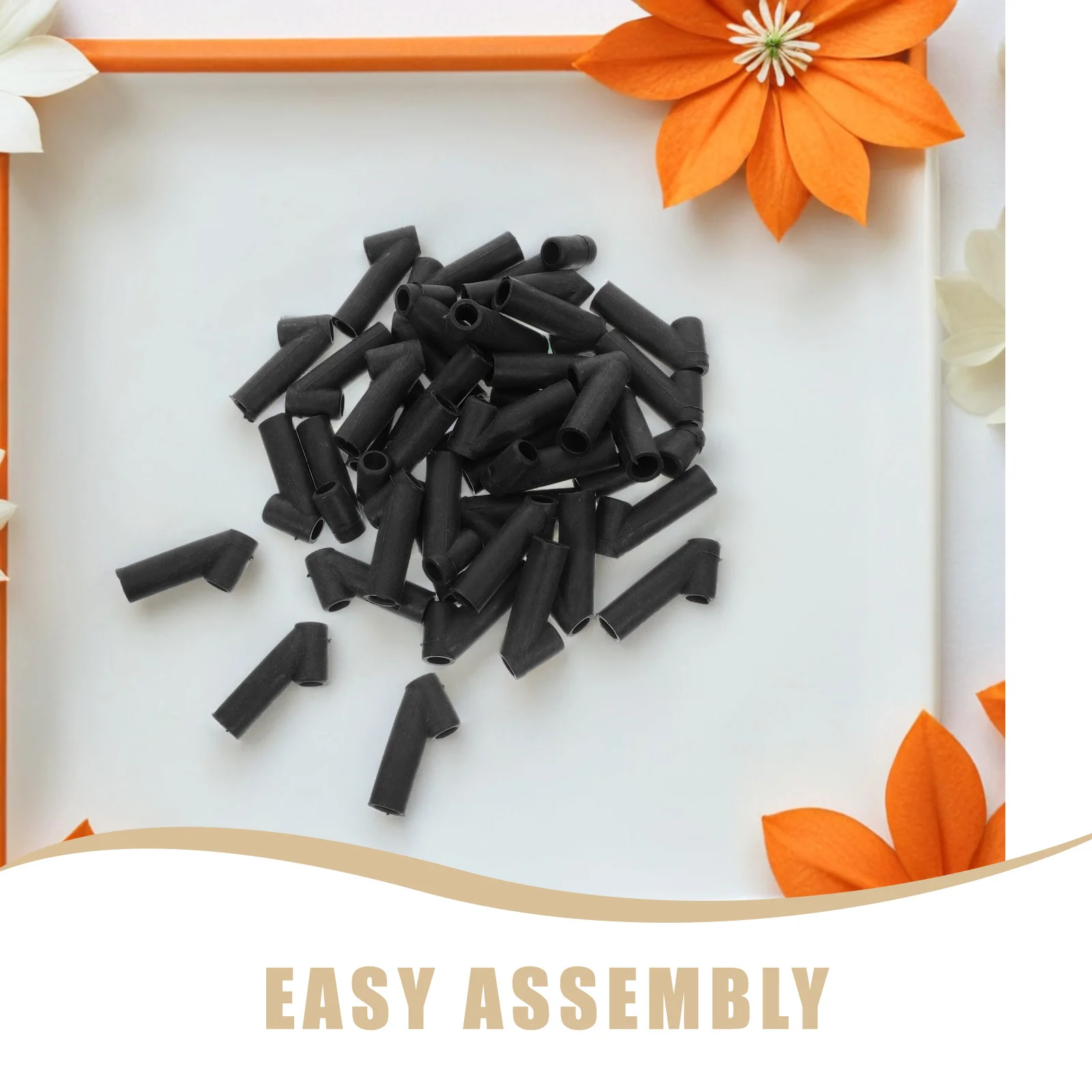 40Pcs Plastic Kite Connectors Angled Straight Rod Joints for DIY Frame Assembly Repair Tools Kite Frame Connector