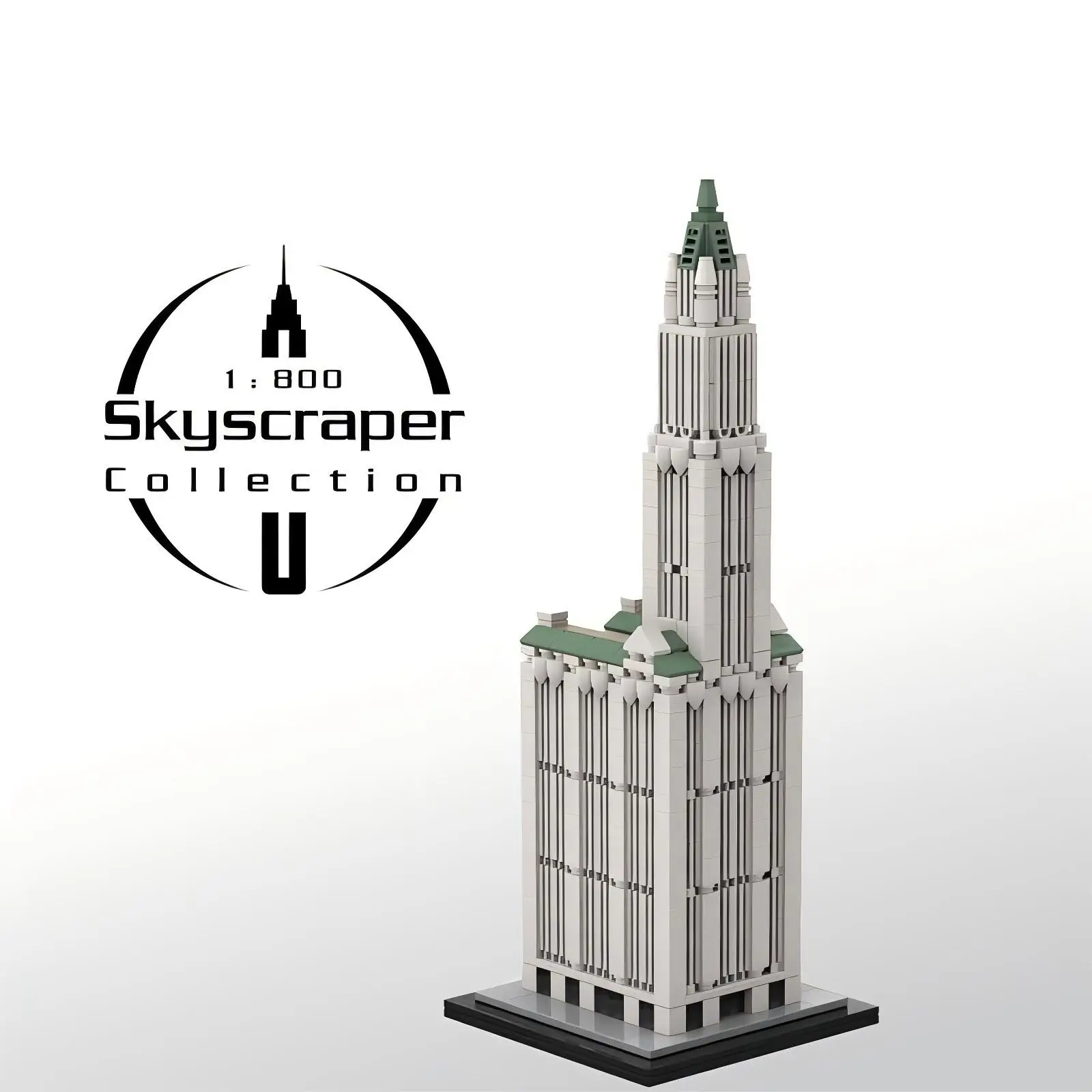 

Woolworth Building Blocks MOC-126951 New York Skyscraper Brickheadz Urban Landmark Assembly Model Puzzle Kids Toy Birthday Gift