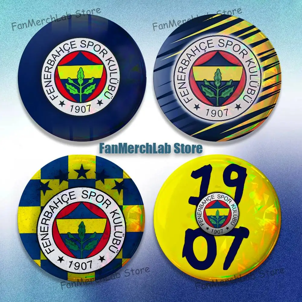 

Turkey F-FenerbahceS-E Badge Cartoon Figure Brooches Cute Enamel Pins for Jewelry Backpack Accessories Gifts