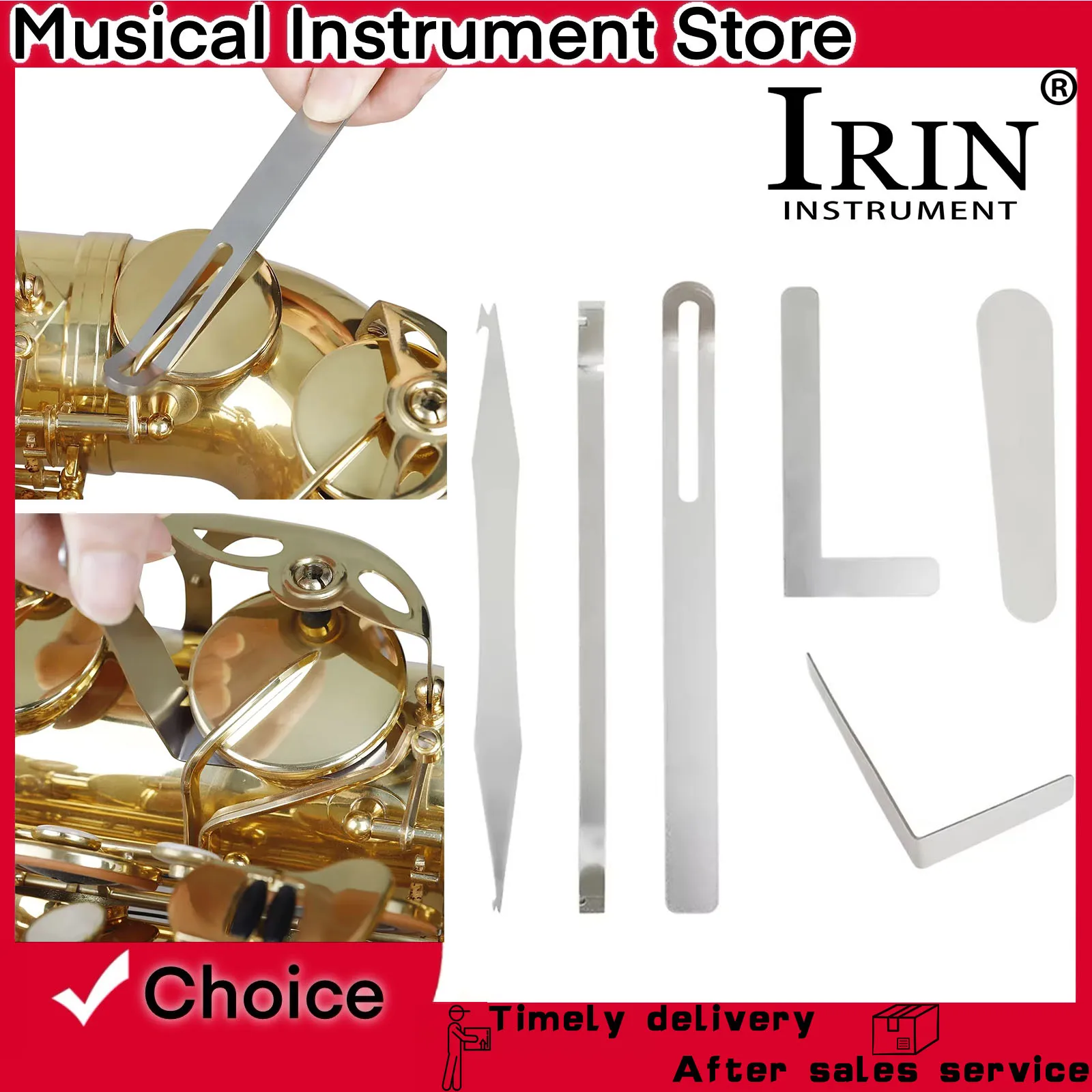 

6-комплект для ремонта саксофона, профессиональный пружинный крючок для саксофона + регулятор чашки + инструменты для регулятора ключа с чехлом для тенор/альт-саксофона