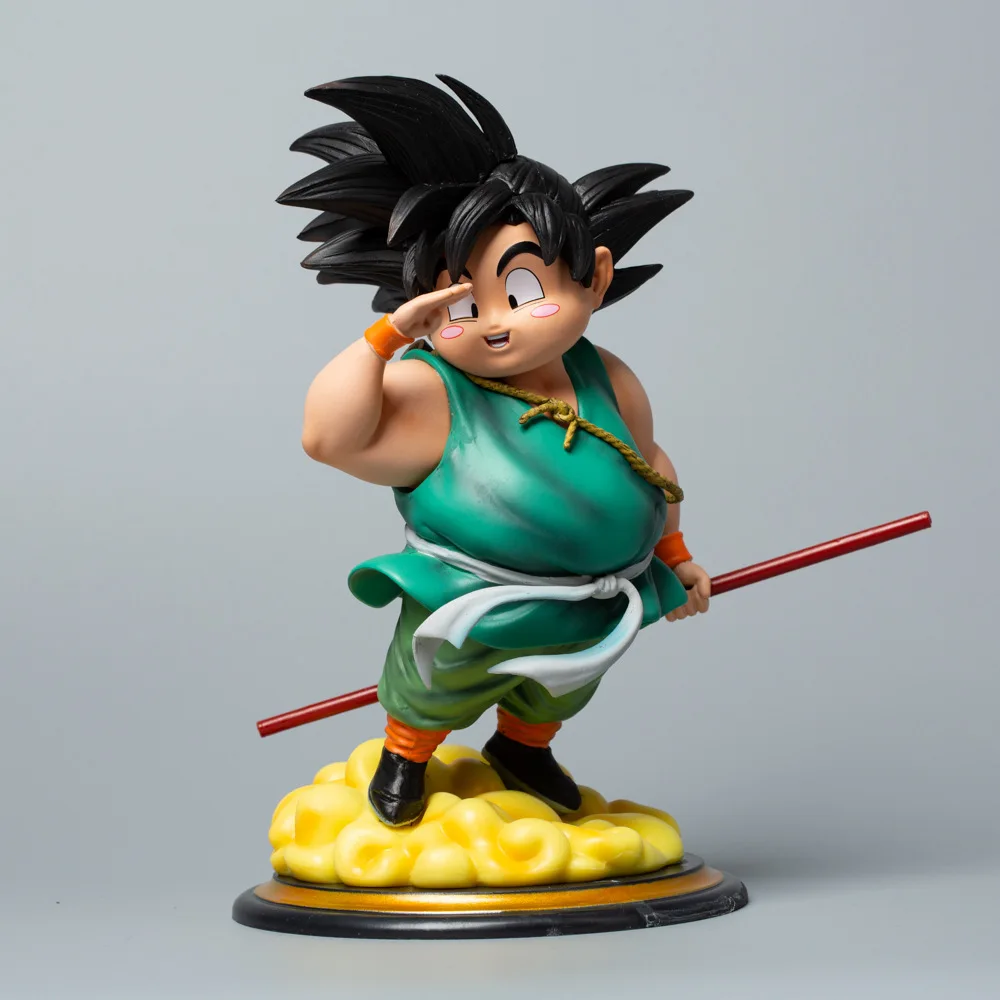 

AnimeDragon Ball Super Saiyan Fat Boy Fatty Goodbye Wukong Standing Posture Statue PVC Action Figure Collectible Model Toy