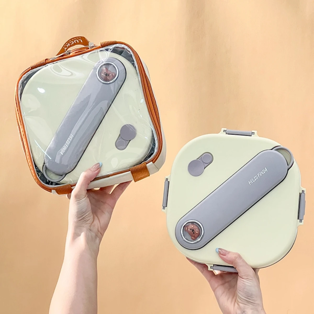 

WORTHBUY 3/4 отделения из нержавеющей стали 304, квадратный ланч-бокс для детей, портативный герметичный ящик большой емкости с столовыми приборами