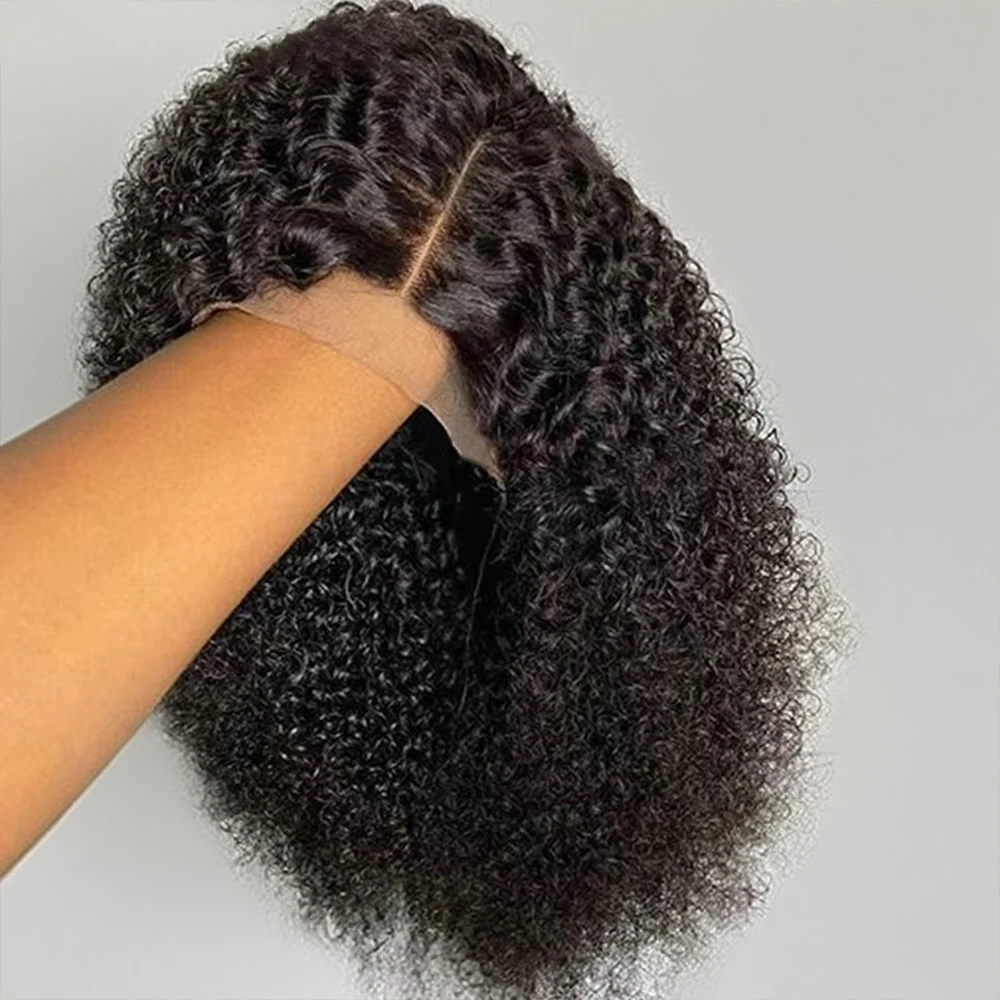 Vorgeschnittene, kein Kleber, Wasserwelle, 13 x 6 Bob-Perücken, lockige 7 x 5 leimlose Perücke, Echthaar, bereit zum Tragen, Spitzen-Frontal-Perücken für Frauen, vorgezupft