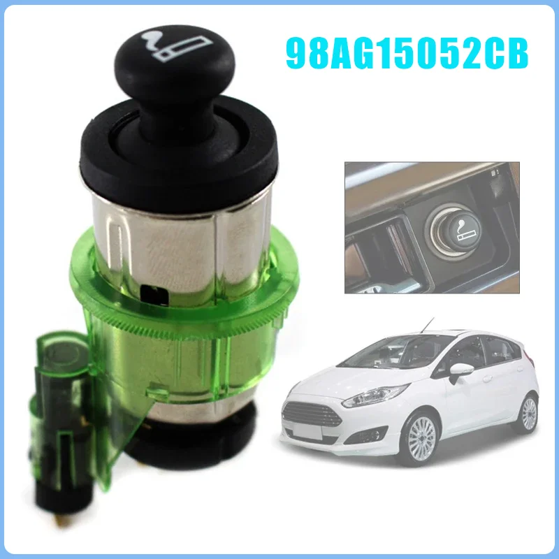 

98AG15052CB Cigarette Lighter Assembly Three Piece Set For Ford Focus Fiesta Mondeo S-MAX Interior Replacement Parts Accessories