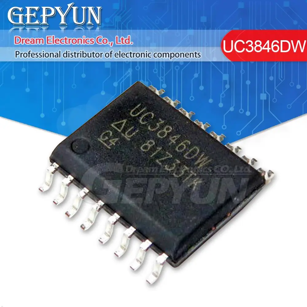 5 pièces UC3846DW SOP16 UC3846 SOP en Stock
