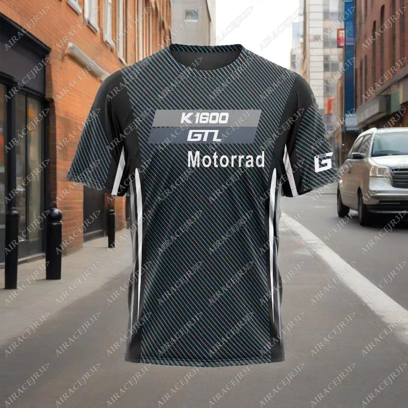 Image of Für BMW K1600 GTL Cruiser Luxus-Touren-Motorrad-T-Shirt Motorrad Racing Herren, schnell trocknend, atmungsaktiv, verblasst nicht, kaltes Gefühl