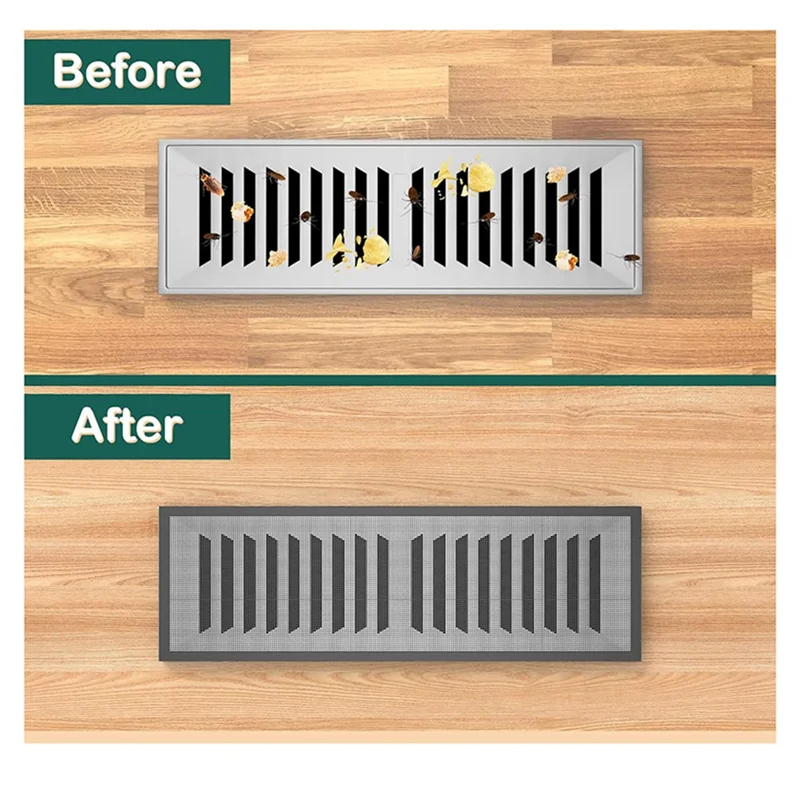 

A19F-Magnetic Register Covers Air Vent Covers Mesh Vent Covers For Home Floor Ceiling Catch Debris Hair Insect