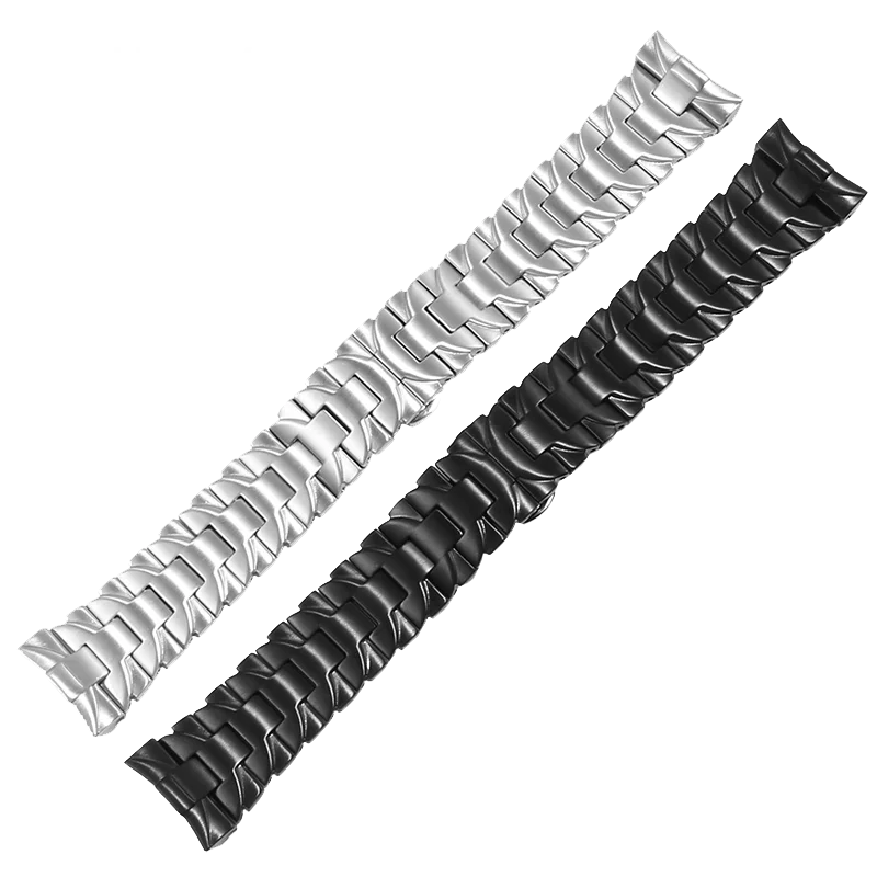 316L Stainless Steel Watch Strap for Panerai Pam441 Pam111 Pam01316 Men Steel Belt Arc Mouth Watchband Accessories 22mm 24mm