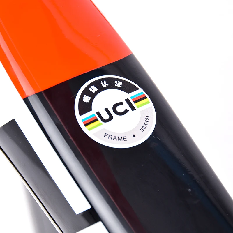 certification small label sticker bicycle union certification label bicycle decals customize frame name ID warning films