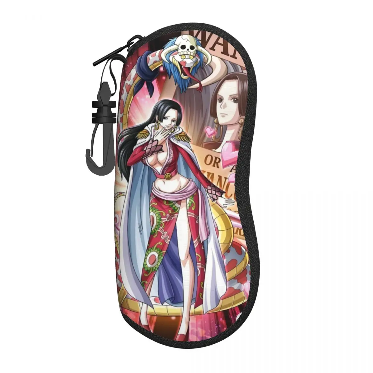 

Custom B-Boaes H-Hancockes Empress Mangas Eyeglass Glasses Case Men Women Soft Snake Sunglasses Protective Pouch