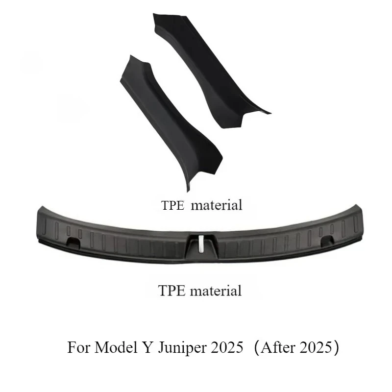 

For Tesla Model Y Juniper Model 3 Highland Trunk Threshold Strip Mats Sill Guard Rear Cargo Anti Scratch Protector Accessories