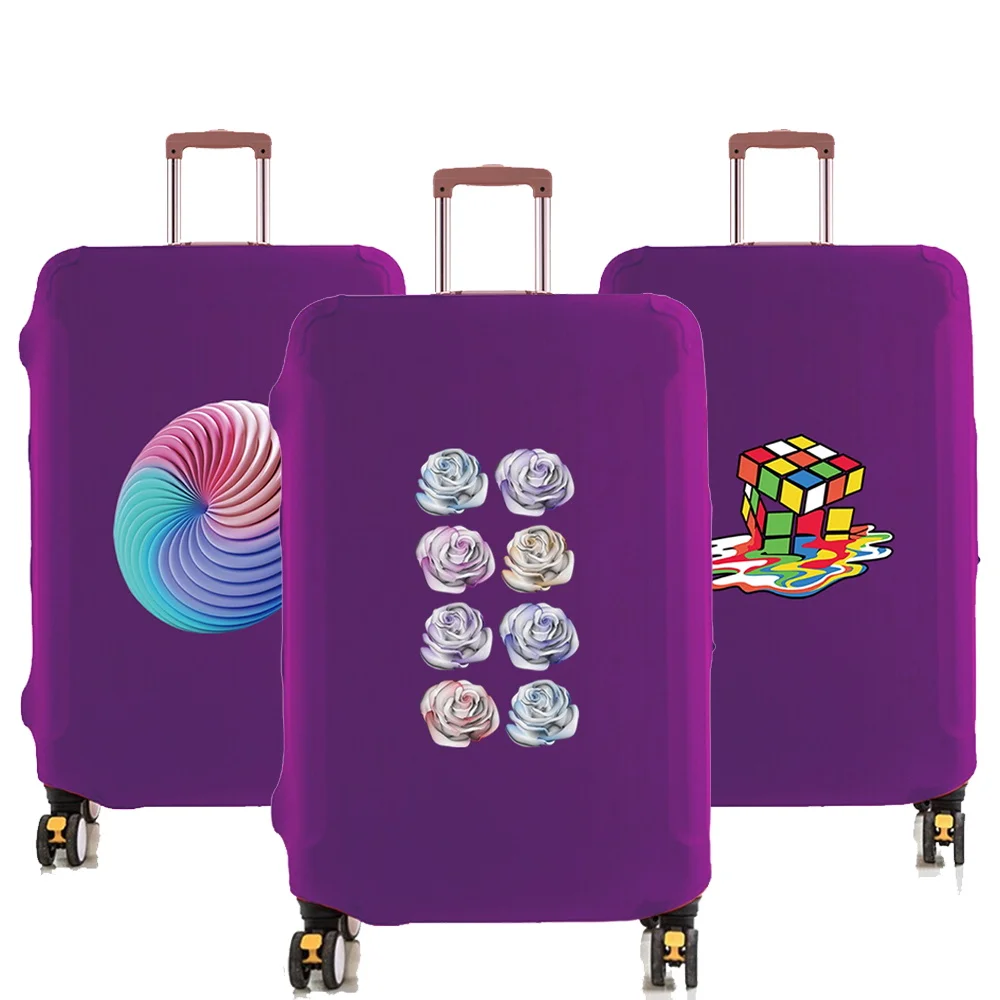 Juste anti-poussière de voyage, housses de protection pour bagages, étui à bagages, accessoires de voyage, motif série 3D, 18 "-32", 20222