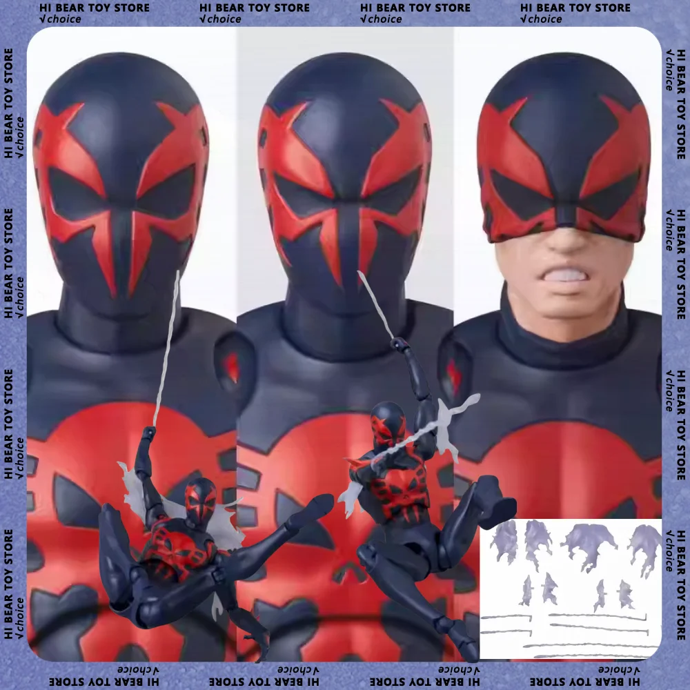 

New Spiderman Figure Medicom Mafex 239 No.239 Spider Man 2099 Action Figure Gk Collectible Doll High Quality Version Model Toys