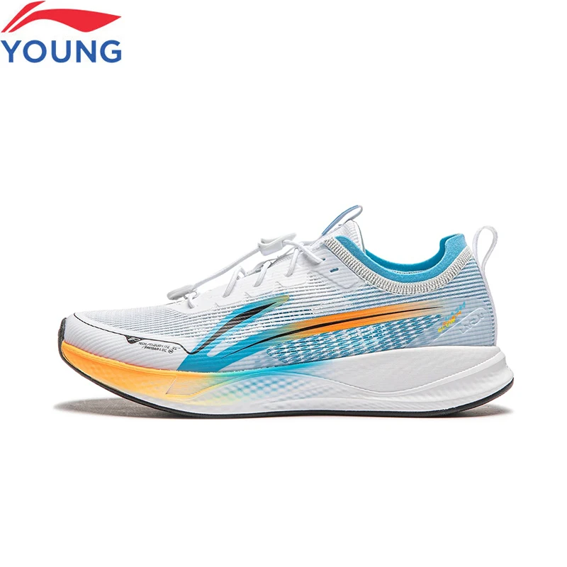 Li-Ning Kids Running Shoes Cushion Bounce Boys Child Shoes Stable Support Wearable LiNing Fitness Comfortable Sneakers YKFU014