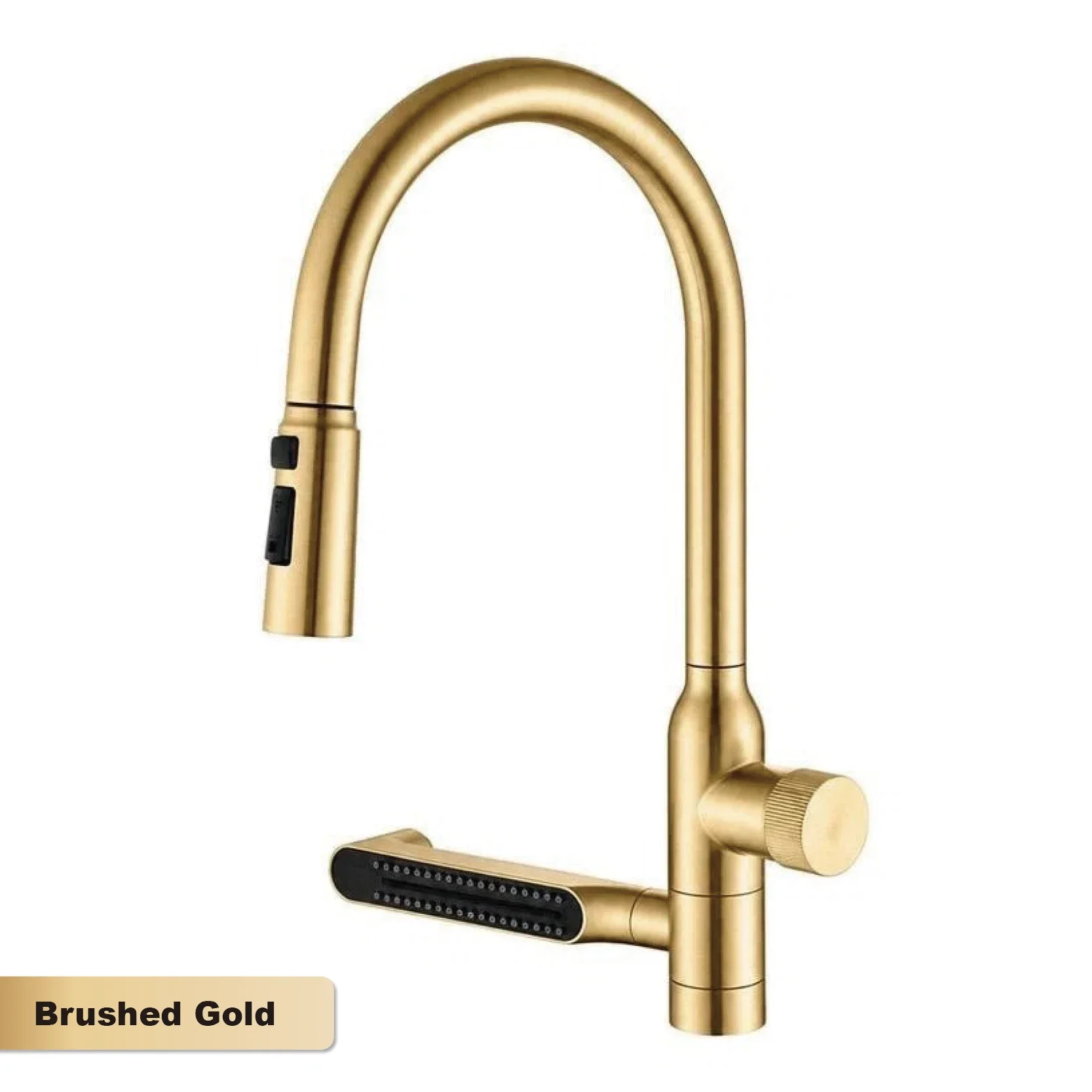 Pull‑Out Kitchen Sink Faucet Single Handle Hot Cold Water Mixer Tap Deck Mounted Tap