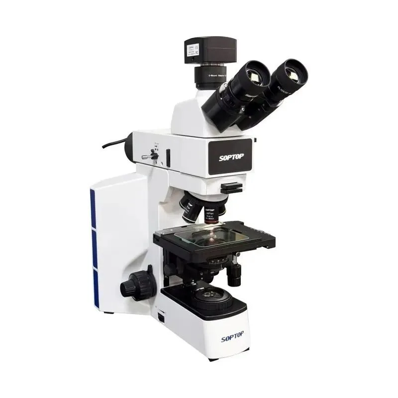 Metallographic Microscope With Long Working Distance Objectives Industrial Material Analysis Lab Research and Testing