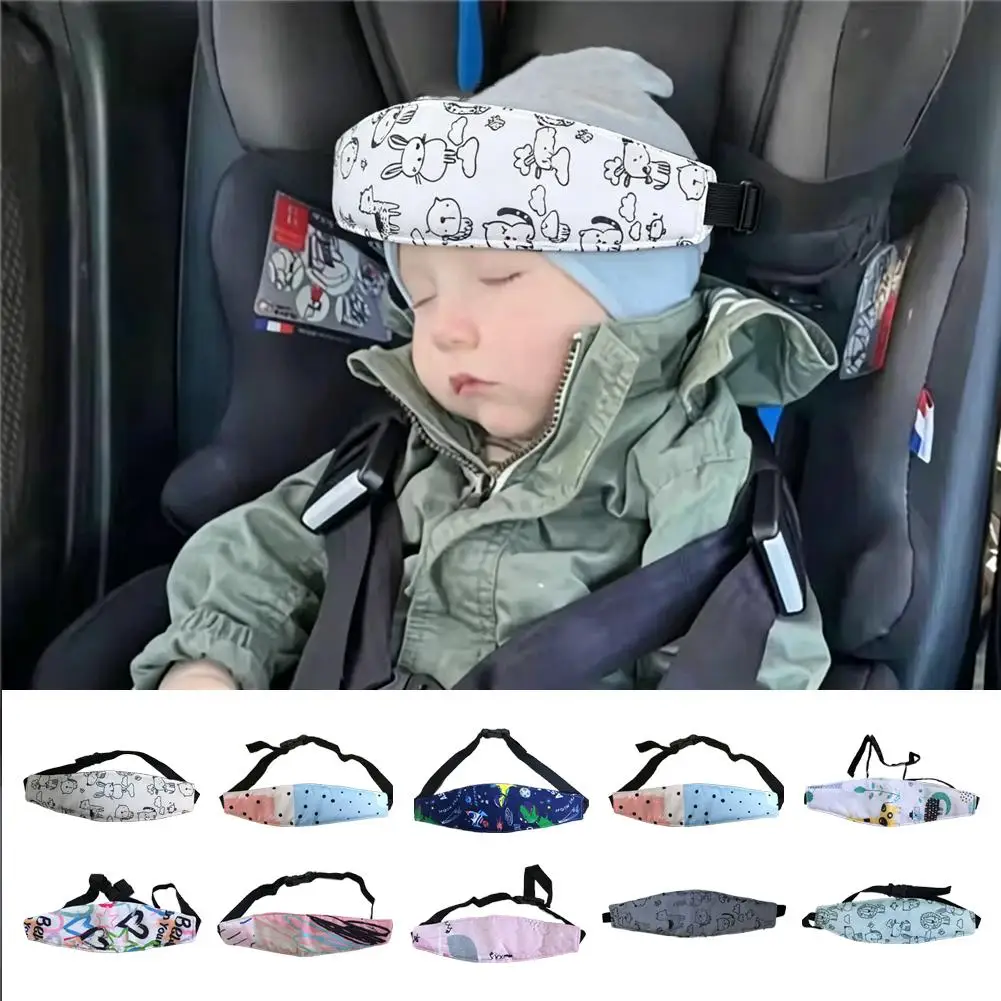 Baby Head Restraint Head Support Band Infant Baby Car Seat Head Auto Sleeping Headrest Support Baby Saftey