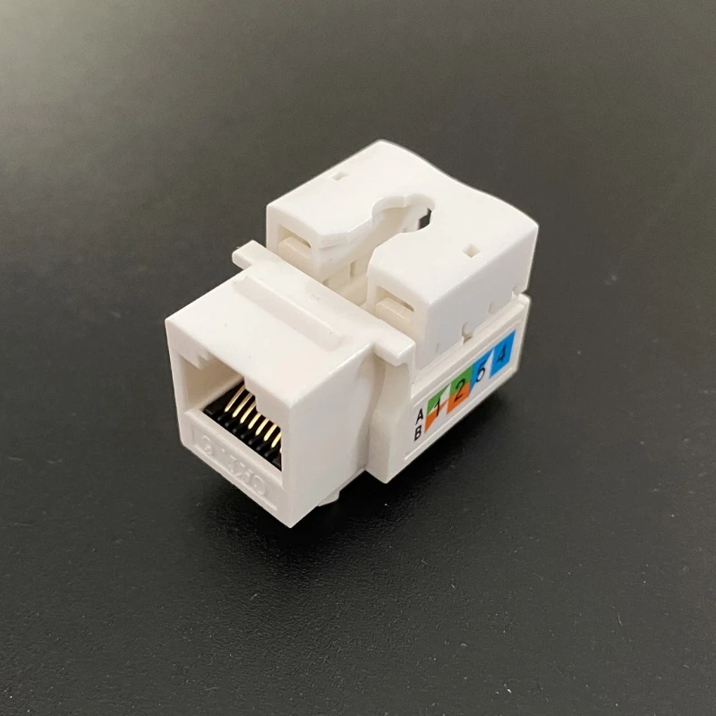Módulo de red CAT6, toma de información, adaptador de conector RJ45, conector Keystone, novedad de 2022
