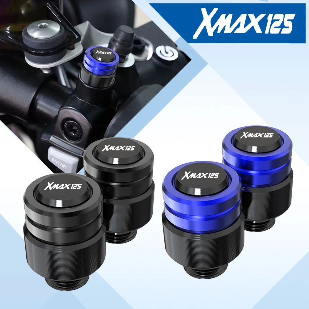 

For YAMAHA XMAX125 X-MAX125 X-MAX XMAX 125 2006-2021 2022 2023 2024 Motorcycles Tire Valve Stem Caps Covers Rear Mirror Screw