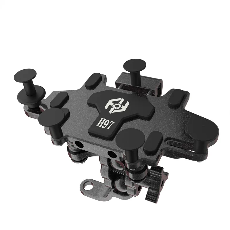 WOSAWE H96 Motorcycle Phone Holder Aluminum Bike Mobile Mount 540° Adjustable Shockproof GPS Stand Universal Handlebar Bracket