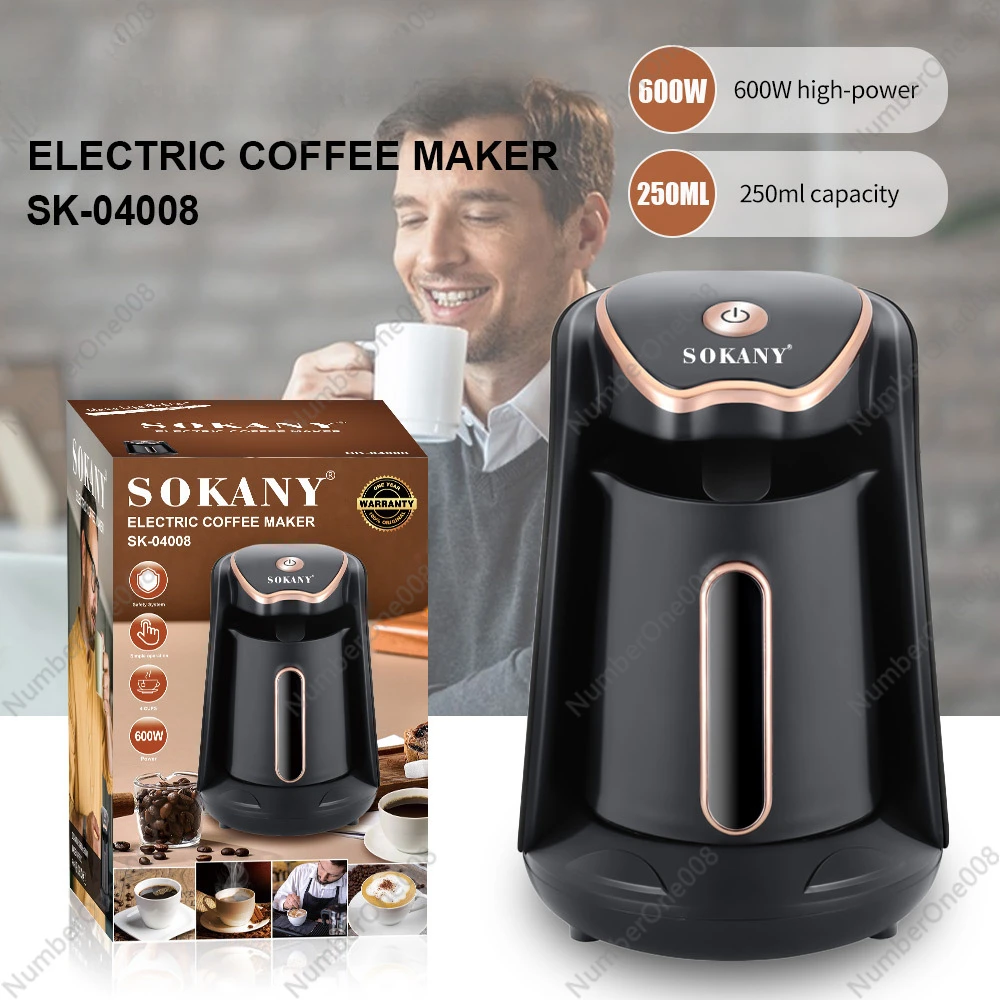 Export SOKANY04008 coffee machine Turkish electric coffee pot ELECTRIC COFFEE MAKER