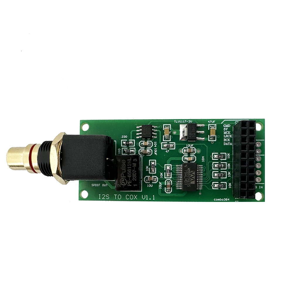 WM8805 I2S To Coaxial SPDIF Digital Audio Output Board USB Interface 192K 24bit