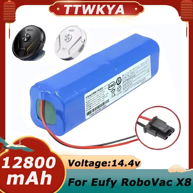100% original 14.4V 6500mAh battery replacement suitable for Eufy RoboVac X8, X8Hybrid, X8white,X8T226X robot vacuum cleaners