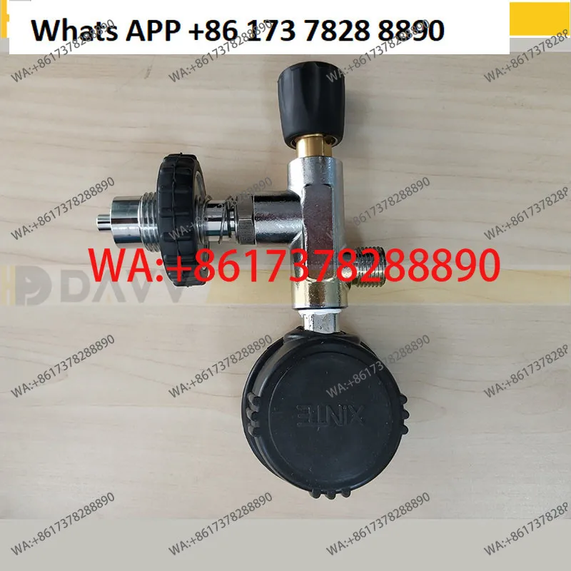 DAVV hot-selling German Baohua high-pressure inflation valve 300bar can be filled with 12L breathing bottle  gauge connector view 5