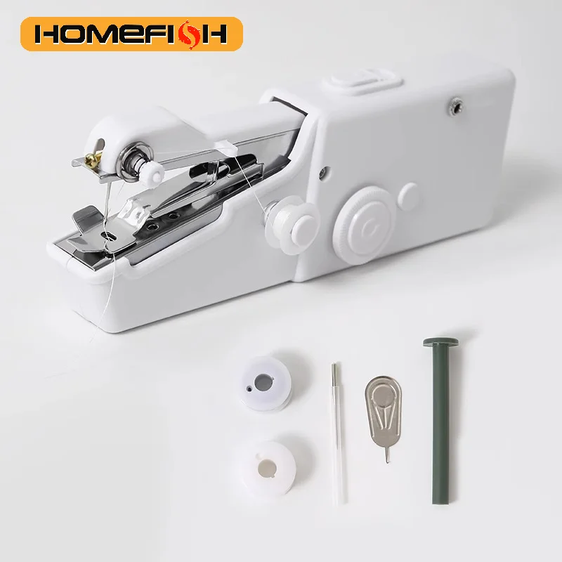 Hand-held Electric Sewing Machine Multifunctional Household  Portable Mini  Compact  Portable  Hemming  Manual  High-Efficien